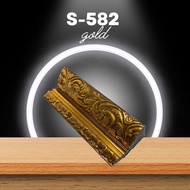 BATANGAN PIGURA TYPE S 582  LEBAR 5.8CM/BATANGAN FRAME/LIS PLAFON/3 METER