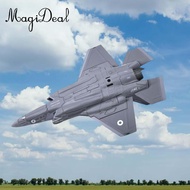 MagiDeal 1/72 F35B Fighter Aircraft Model with Stand, Aircraft Metal Warplane Fighter Model Ornament