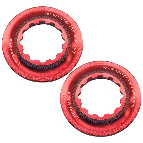 Fix Center Lock Disc Brake Bicycle Brake Aluminum Alloy Rings Bike Locking Rings High Strength Mater
