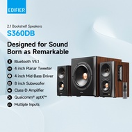 Edifier S360DB 2.1 Bluetooth Speaker - Hi-Res Audio | DSP | Planar Tweeter | 8" Subwoofer | 155W RMS