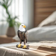 [mojotorw7] Eagle Figurine Decor Figurine Decoration with Base Creative Eagle Art Piece