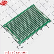[3 Pieces]- FR4 PCB Solder Test Board 4x6cm Electronic Double-Sided Green Coating 886