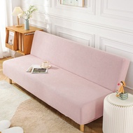AT-🌞Sofa Cover All-Inclusive Foldable Armless Sofa Mattress Cover Sofa Slipcover Non-Slip Four-Art Sofa Bed Protective C