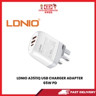 LDNIO A3511Q USB CHARGER ADAPTER 65W PD