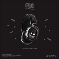 Sticker Decal/Skin Protector Steelseries Arctis 7/9/PRO/PRIME Meow Or Never