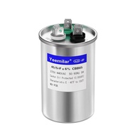 45+5 uF 45/5 MFD ±6% 370V/440V CBB65 AC Capacitor, Dual Run Round Capacitor Replacement for HVAC Mot