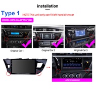 Seicane TopNavi 10.1inch QLED Touch screen Android 12.0 Car Audio Stereo player for Toyota Corolla 1