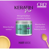 CBD KERATIN HAIR MASK / MASKER + SERUM KERATIN