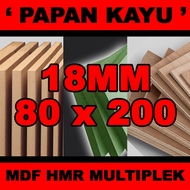 Mdf plywood board, 18mm thick, size 80x200cm
