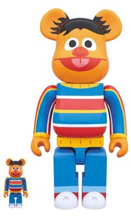 SESAME STREET 芝麻街 BEARBRICK 400%+100% ERNIE