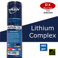 Toyo-G EAJ 7002 EP BLUE (Lithium Complex) - 400GM high Temp and load bearing grease