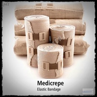 Brown Elastic Bandage + Medicrepe Hook Elastic Bandage Crepe Bandage