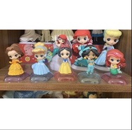 日本迪士尼公主系列環保扭蛋公仔-白雪公主、小美人魚、貝兒、灰姑娘、茉莉