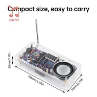 (xiu988) DIY FM Radio Kit Electronic Digital Tube Display Radio Single Chip Computer Learning Assemb