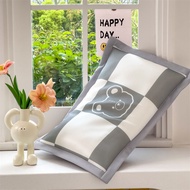 ไอซ์ ผ้าไหม ชุดปลอกหมอนสำหรับเด็กความรู้สึกเย็นหมอนแกนด้านในกรณีเดี่ยว 30x50 ซม ปลอกหมอนขนาดเล็กเฉพา