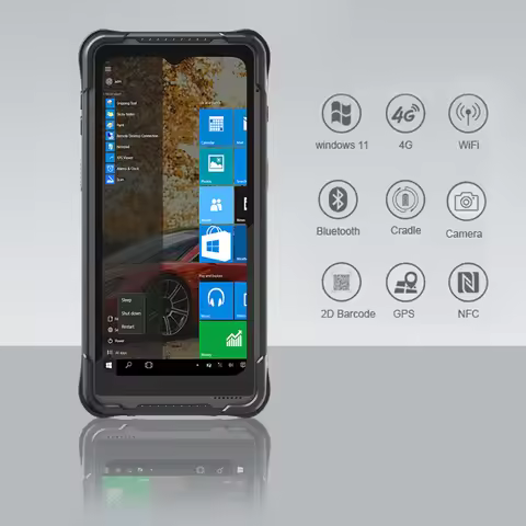 6.5 Inch Windows 11 PDA Handheld 8G+128G Intel N5100 CPU Data Collector IP67 Waterproof Rugged Indus