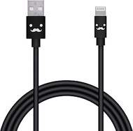 Elecom MPA-FUAL12CBK Lightning Cable, iPhone Charging Cable, Colorful Series, Compatible with iPhone