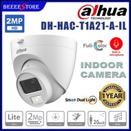 DAHUA HAC-T1A21-A-IL Analog 2MP Fixed 3.6mm Lens Build In Mic Smart Dual Light HDCVI Eyeball Dome Ca