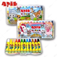 Crayon/ Apik Crayons 12 Colors Oil Pastel/s 12 Colors Crayon/s Oil Pastel Crayon