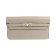 HERMES Epsom皮革Kelly Wallet金扣長錢包