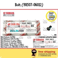 98507-06012 RXZ / Y125ZR / LC135 / SRL115i Bolt Bracket Cowling / Holder Brake Hose / Crankcase / Se