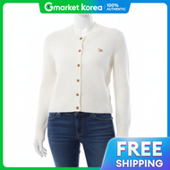 MAISON KITSUNE 25FW BABY FOX LAMBSWOOL FITTED CARDIGAN PW00506KT1006-0383 เบบ ฟอกซ แลมส