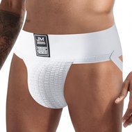 JOCKMAILMens Sports Jockstraps 3 Inch Athletic Supporter Mens Tight End Swimmer Jockstrap for Sports