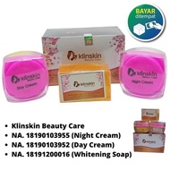PROMOMURAH !!! klinskin glowing original bpom PAKET SABUN DAN CREAM SIANG MALAM
