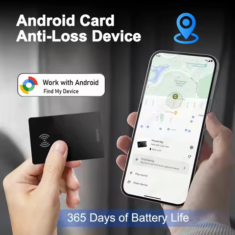 Ultra Slim Tracking Card Wallet Anti-Loss Gps Tracker Smart Location Tag for Google Find My App Wire