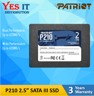 Patriot P300 M.2 PCIe NVMe Gen3 / P320 / P220 / P210 2.5 " SATA III Solid State Drive SSD ( 256GB / 
