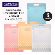 KOKUYO WSG-DFC65 PASTEL COOKIE MULTI-LAYER FILE HOLDER (VERTICAL)