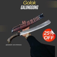 40Cm Golok Bedok Galonggong Yang Asli [ Gagang Tanduk Kerbau]
