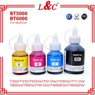 【PH Ready Stock】L&amp;C Original BT5000 BT6000 BTD60BK Premium Ink Dye Ink Refill Ink Black 108ml Cyan Magenta Yellow 50ml Compatible For Brother printer DCP-T310 DCP-T500W DCP-T710 Brother ink