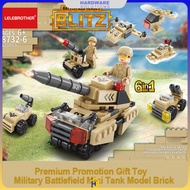 Battlefield Hero 6in1 Building Blocks 123 Bricks - 8732-6