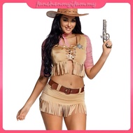 Cowgirl Adult Outfit Circus Costume Halloween Masquerade Sexy West Cowboy Uniforms Role Play