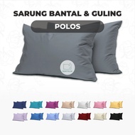 Plain Jumbo Pillowcase 50x70cm, 55x75cm, 50x80cm | Plain Pillowcase | Sarban Tidur Pillow Case
