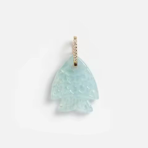 Dopamine Colored Drip Oil Simple Love Pendant DIY Necklace Ocean Fish Shell Series Jewelry Trendy Un