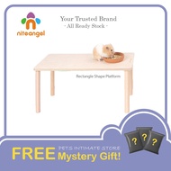 (READY STOCK) Niteangel Hamster's  Rectangle Birch/ MDF Aspen Poplar Platform 艾特仓鼠长条桦木杨木MDF平台