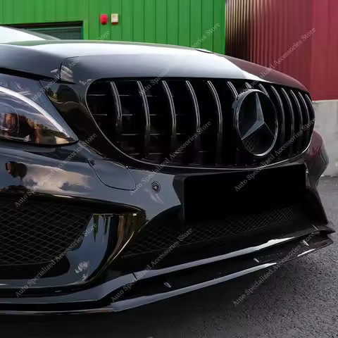 GT Style Air Intake Grille For Mercedes A205 C205 C-Class C250 C300 C400 Coupe/Cabrio 2015-2018 Pre-