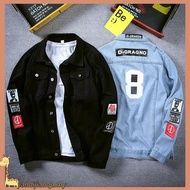 Fashion Jaket Lelaki Korean Version Men Denim Jacket  Student Jeans Outwear 2020
