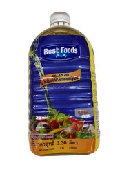 น้ำมันสลัด ตรา เบสท์ฟู้ดส์ Best Foods SALAD OIL ปริมาตรสุทธิ 3.30 ลิตร