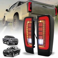 ไฟท้ายแต่ง LED รุ่น อีซูซุ ดีแม็กซ์ ISUZU D-MAX DMAX ปี 2012 - 2018 สีสโม๊ค 1 คู่ รวมชุดหลอดไฟ และสา