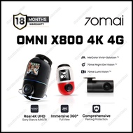 [New Launch] 70mai Omni X800 360° Dashcam with AI Parking Surveillance HDR Night Vision & 4K resolut
