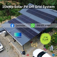 10kWp Solar PV Hybrid System solar panel - Growatt Inverter - Jomsolar - Supply and install