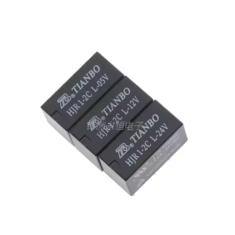 5PCS Signal Relay HJR1-2C-L 5V 12V 24V G5V-2-12VDC 8PINS