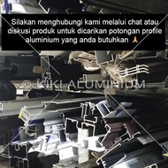 SISA POTONGAN ALUMINIUM - POWDER COATING MURAH