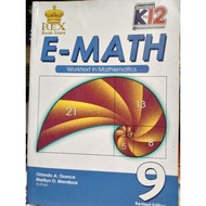 E-MATH GRADE 9 ( book sale)