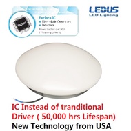LED Ceiling Lamp- LEDUS (IC Series) - 10W / 18W Ceiling Light lampu LED Siling ( warm/ cool) Light W
