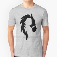 Horse Horse With Girl T Shirt 100% Pure Cotton Horse Wild Horse Horseback Riding Horse Back Riding H