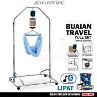 Electronic Baby Cradle Stand JSH C3 Buaian Elektrik Buaian Gantung Buai Baby Rangka Spring Cot Stand